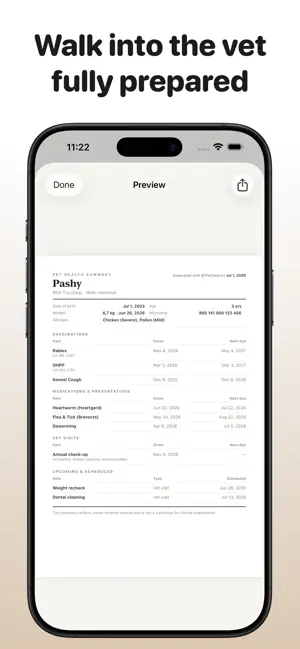 PetCard: Pet Health Tracker screenshot 2