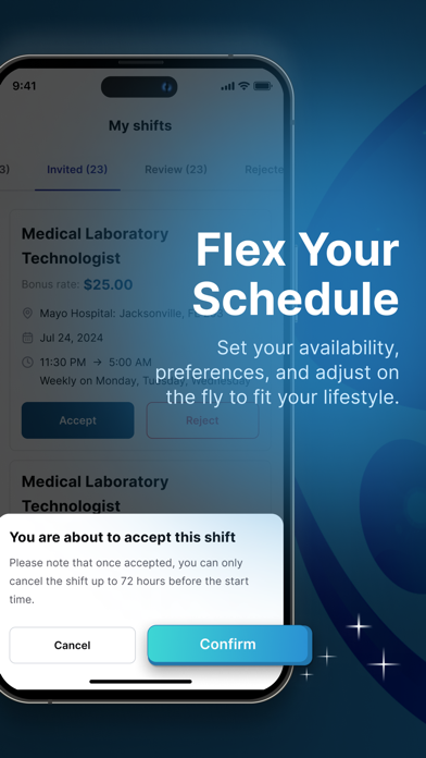 StaffBot Flex iPhone screenshot 1 - Medical app