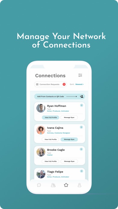 BeScene - Network and Connect Screenshot