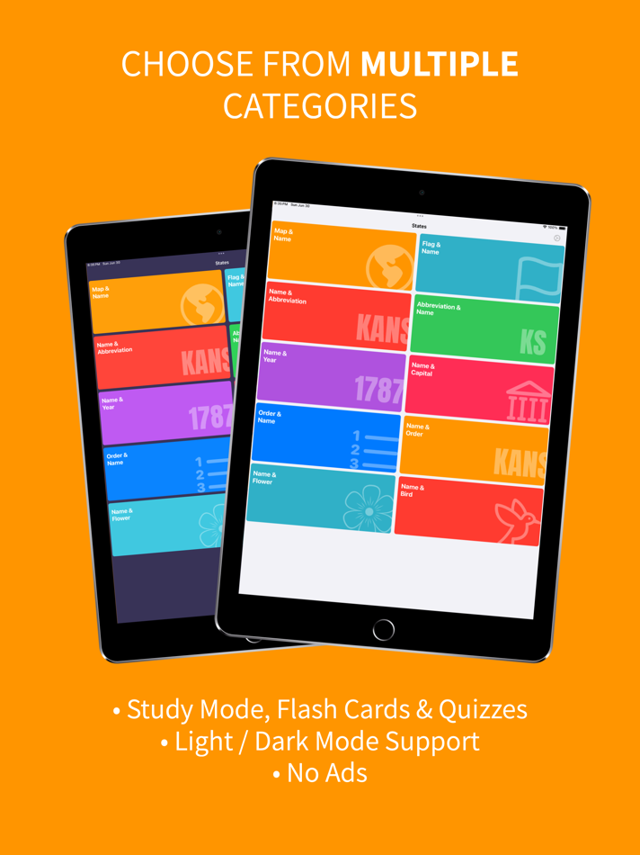 #1. States - Flashcards and Quiz (iOS) 由: Brainoodle LLC