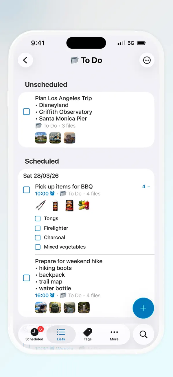 Screenshot #1 pour GoTodo: to do listes et tâches