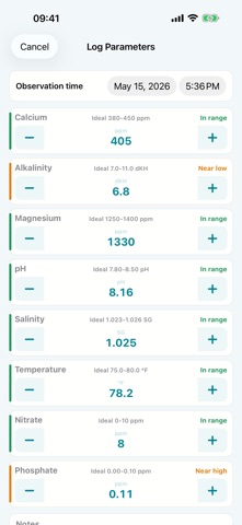 ReefDiary - Aquarium Log screenshot