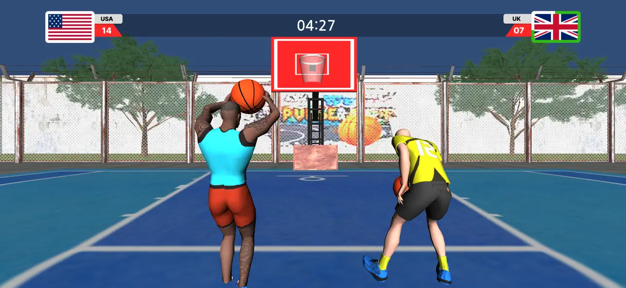 Screenshot #1 pour Basketball Sports Games 2025