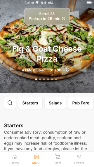 App screenshot