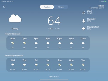 Lennox Home iPad screenshot