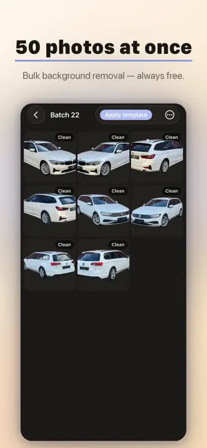 Chamolist - Bulk BG remove screenshot 2