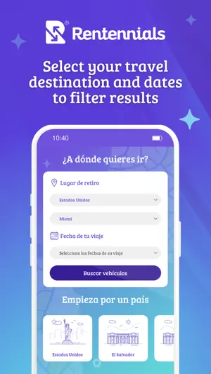 Rentennials - Car Rental screenshot 1