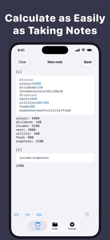 FuncNote app screenshot