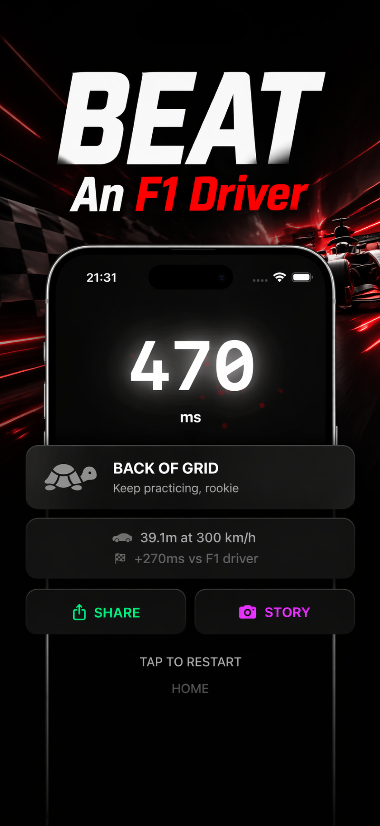Reflex: Reaction Time & Speed screenshot 2