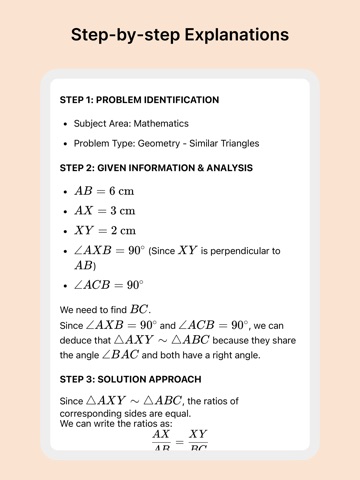 SolveCam: AI Homework Help iPad screenshot