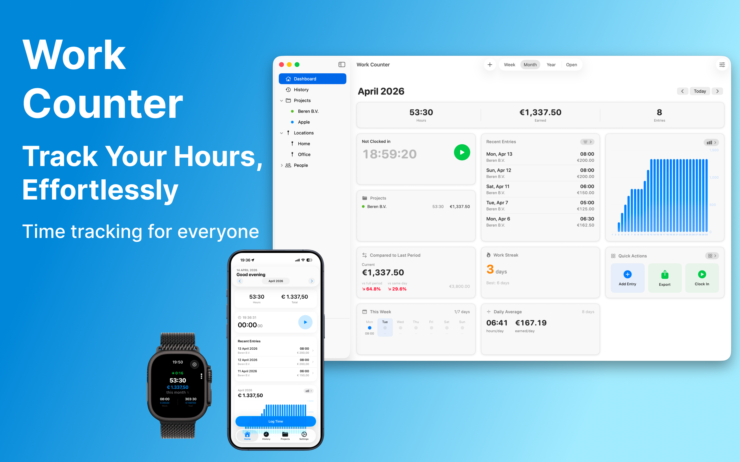Work Counter: Hours Tracker screenshot 18