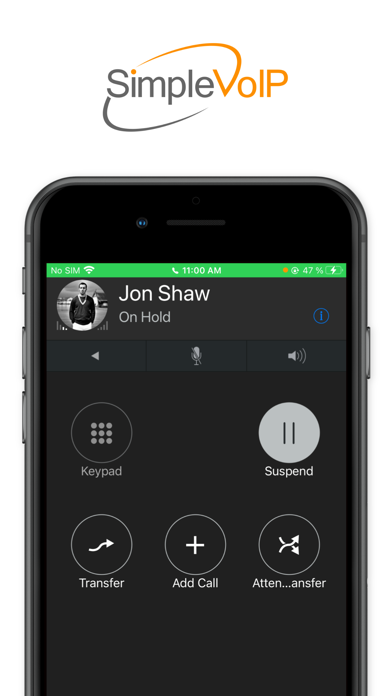 SimpleVoIP Mobile Screenshot
