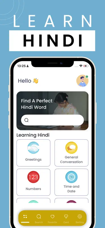 Learn Hindi - Phrasebook screenshot 1 of 4