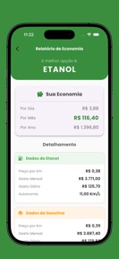 Consumo de Combustível screenshot