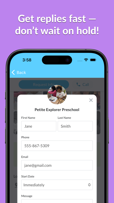 Winnie: Find Child Care Nearby Screenshot