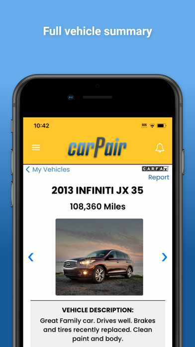 CarPair iPhone screenshot 3 - Shopping app