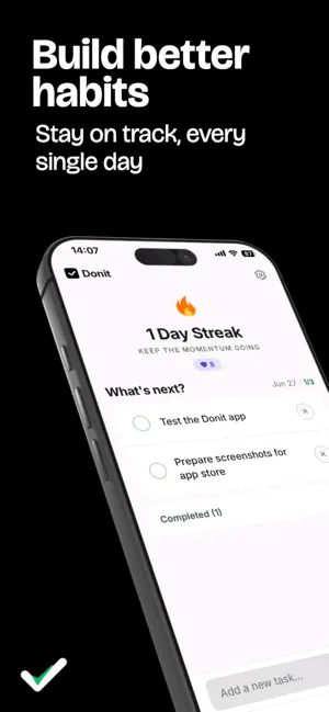 Donit - Daily Task Streak screenshot 1