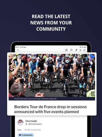 Border Telegraph iPad screenshot