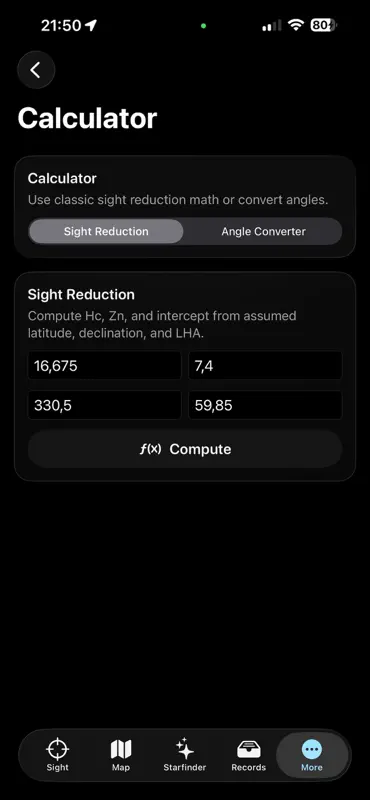Sextant — Celestial Nav screenshot 2 of 5