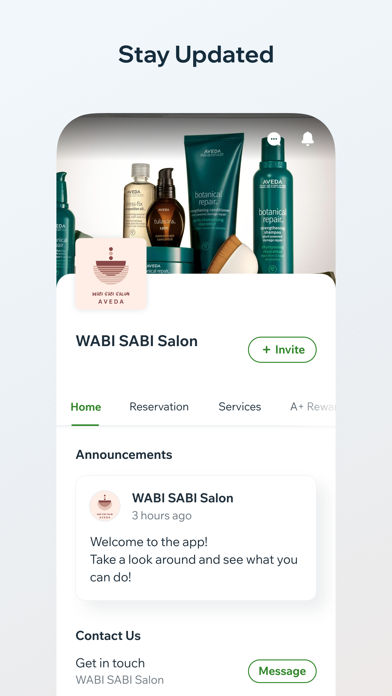 WABI SABI Salon Screenshot