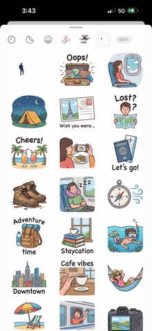 Nomad Life Stickers screenshot