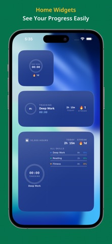 10,000 Hours - Mastery Tracker iPhone screenshot