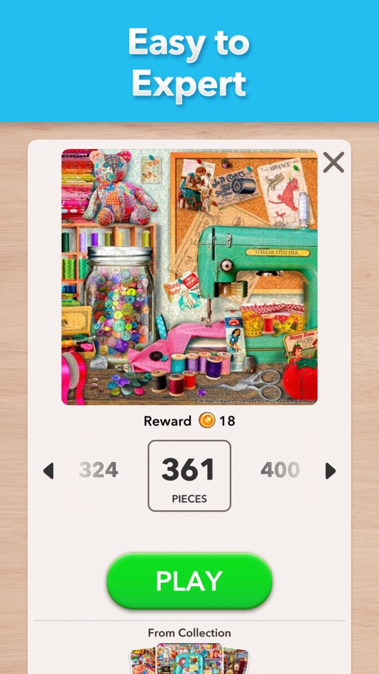 #5. Jigsaw Puzzle by MobilityWare+ (iOS) 由: MobilityWare