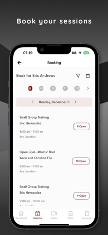 Evolve Athletics iPhone screenshot