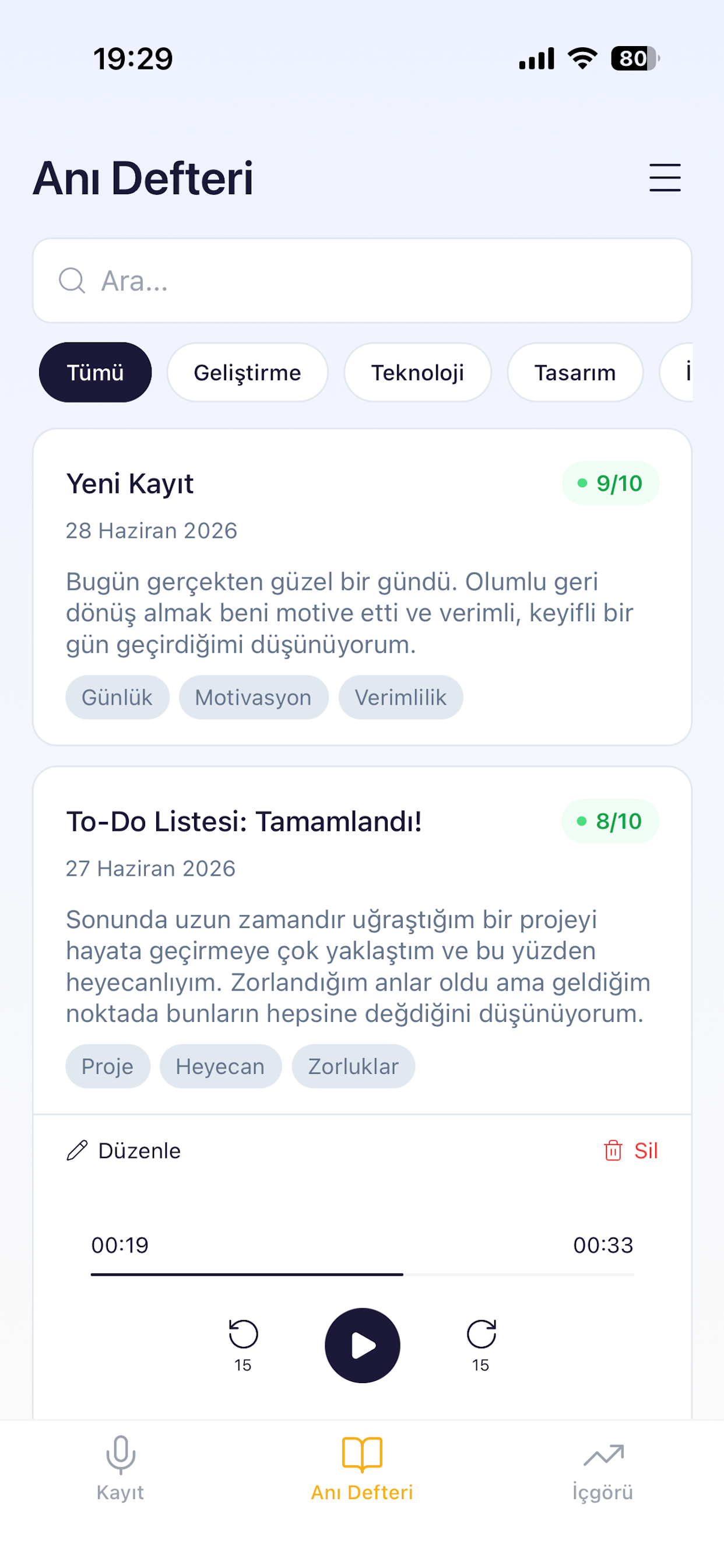 Nosce: Sesli Duygu Günlüğü screenshot 3