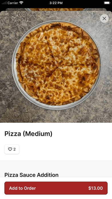 Mr. G's Pizzeria iPhone screenshot 2 - Food & Drink app