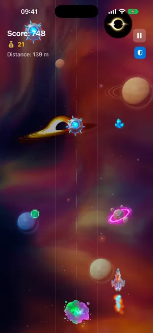 Lane Dash: Space Runner screenshot 1