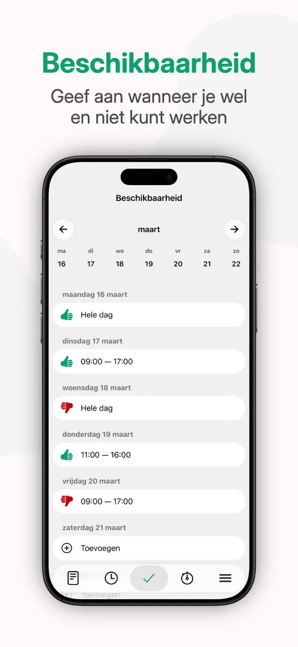 Screenshot #3 pour Werktijden