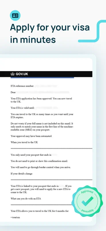 iVisa: ETA, eVisa, ESTA, Visa screenshot 1 of 5