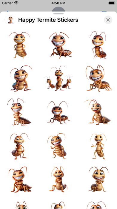 Screenshot #2 pour Happy Termite Stickers