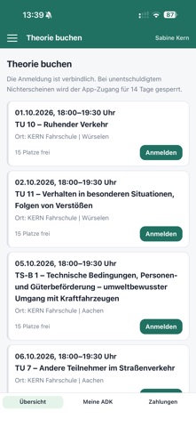 KERN Fahrschule screenshot 3