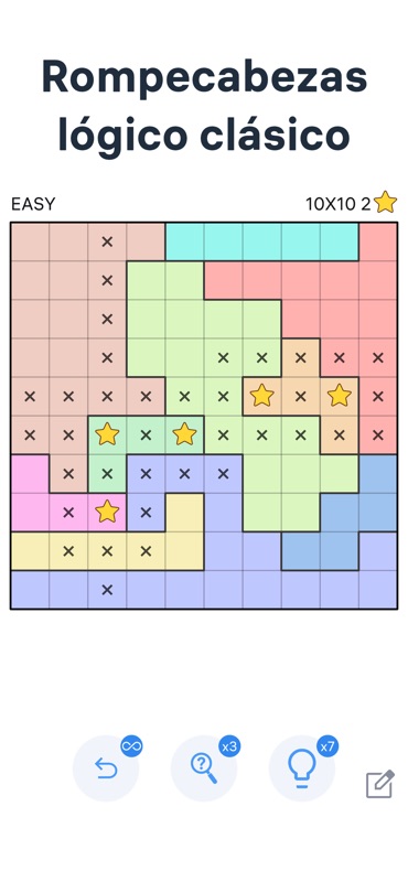 Star Battle: puzle lógico screenshot 2
