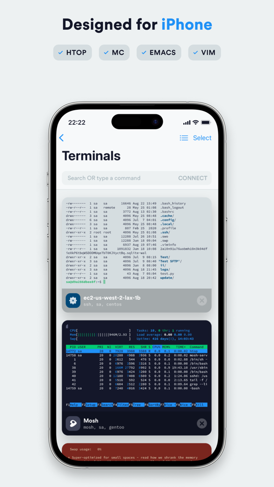 #2. Termius - Modern SSH Client (iOS) 게시자: Termius Corporation