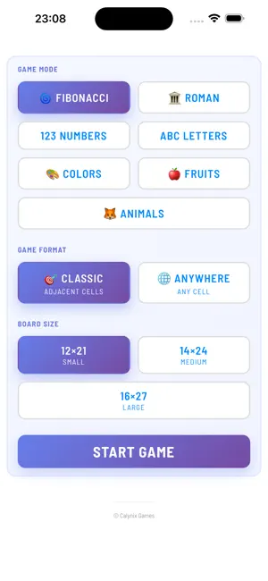 Fibby - Fibonacci Game screenshot 1
