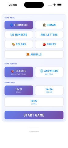 Fibby - Fibonacci Game screenshot 1