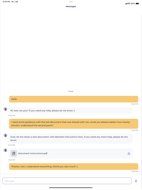 Minerra Health iPad screenshot 4 - Medical app