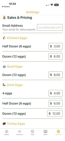 Egg Inventory screenshot