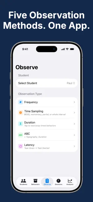 Behavior Observer screenshot 3