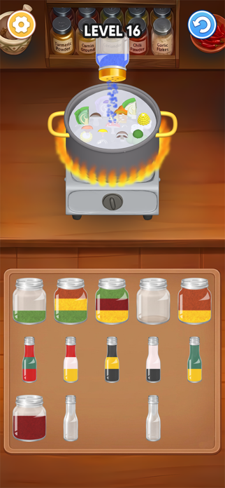 Spice Sort:Cooking Puzzle Chef Screenshot 2 of 5