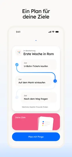 Screenshot von KI-Sprachen Lernen: Pingo AI auf dem iPhone 4
