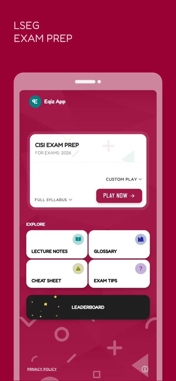 Screenshot #1 pour CISI Securities Prep: with AI