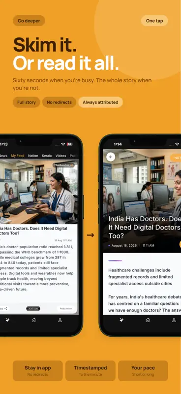 TheReader.AI: Short News India screenshot 4 of 8