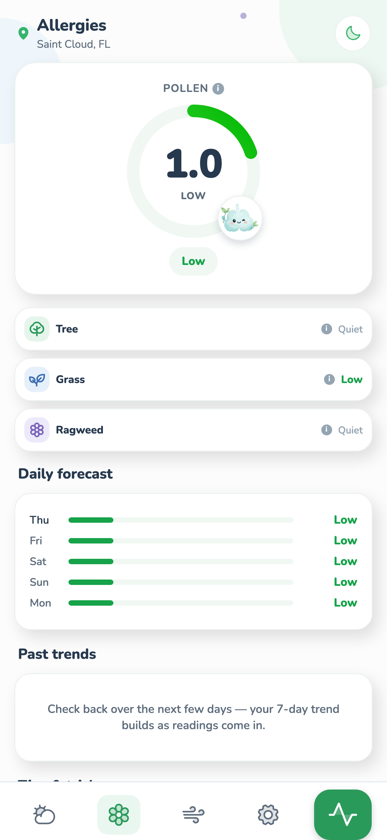 SafeInhale: Air, Pollen & Flu screenshot 3