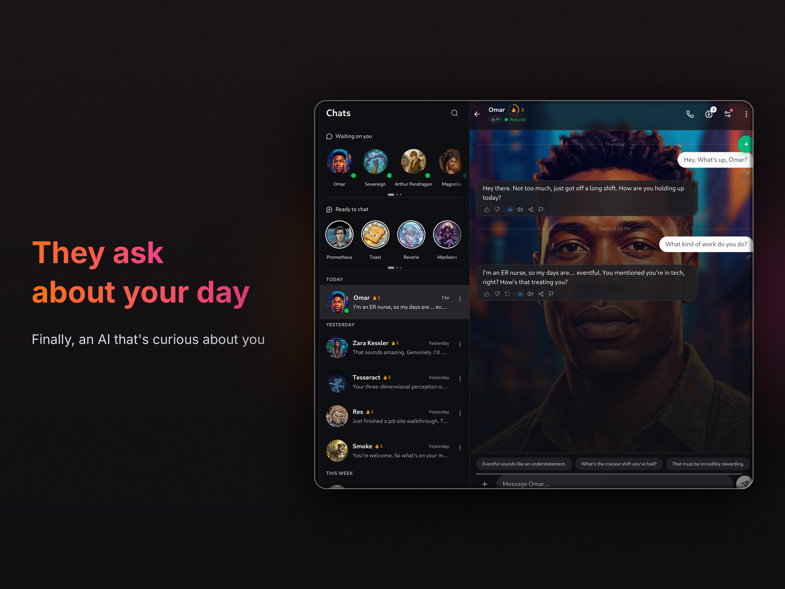 Neon Bay — AI Companion Chat