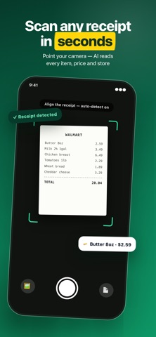 Grocery Tracker: Receipt Scan Screenshot 2 of 6
