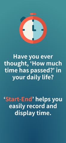 Start-End - Easy Time Tracking Screenshot 1 of 6